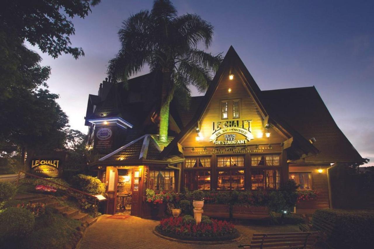 Apart-Hotel Em Gramado, Padrao 4 Estrelas, No Centro Экстерьер фото