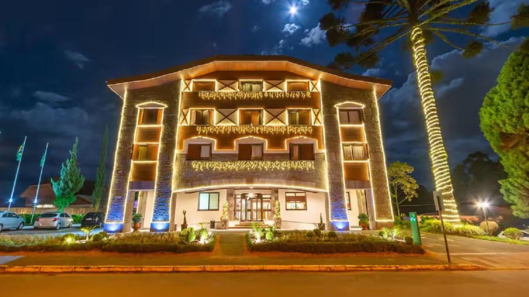 Apart-Hotel Em Gramado, Padrao 4 Estrelas, No Centro Экстерьер фото